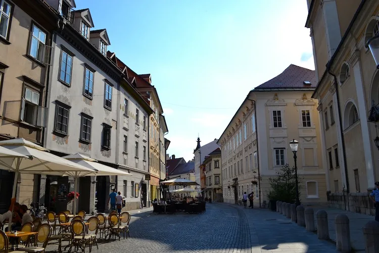 Cafe culture in Ljubljana