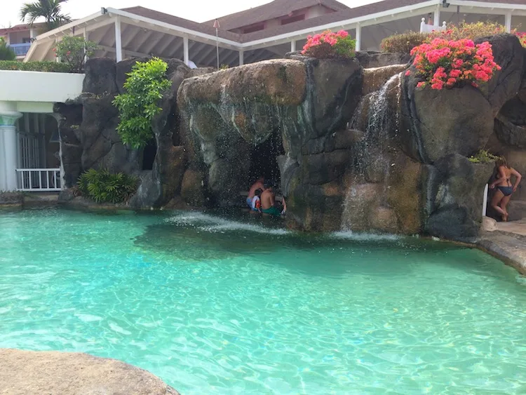 Crystal Cove pool and swim up bar
