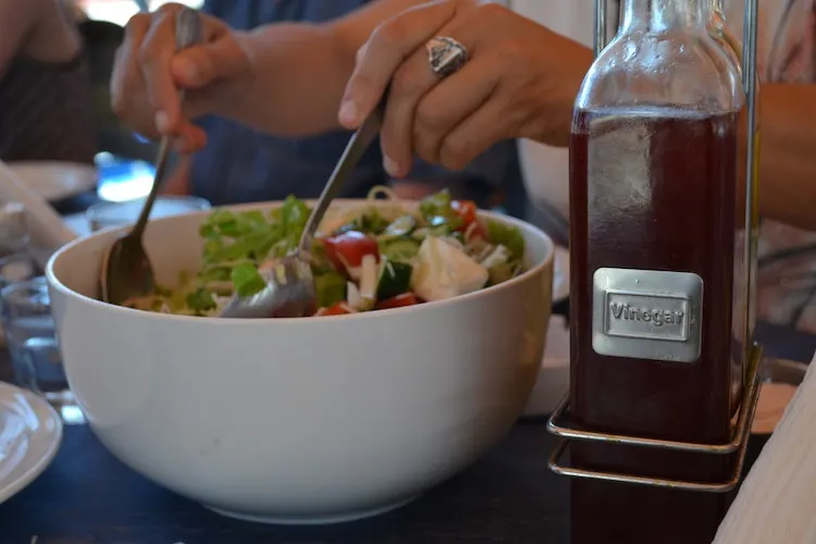 Fresh Salad in Cyprus