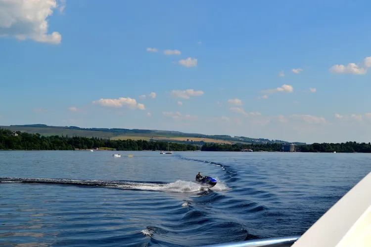 Jet skiiers on Loch Lomond