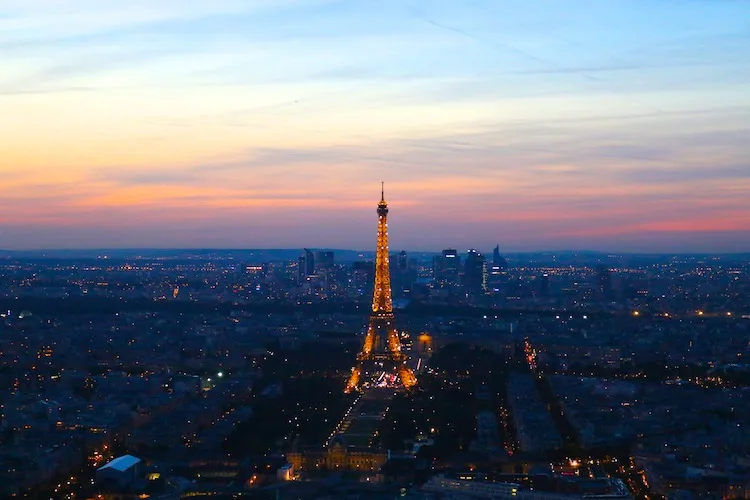 Eiffel Tower at Sunset