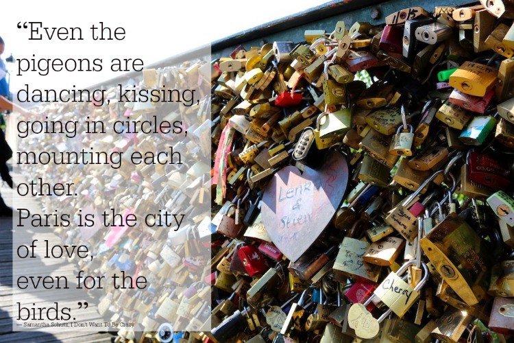 Love quote in Paris