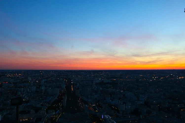 Sunset in Paris