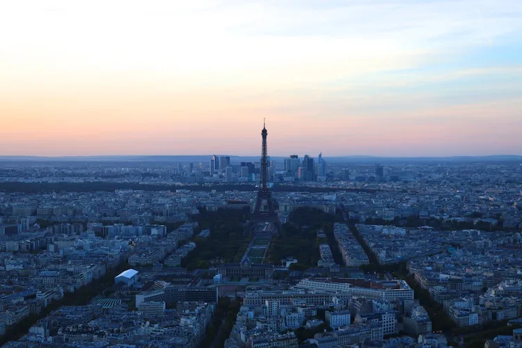 The Eiffel Tower from Montparnasse Tower