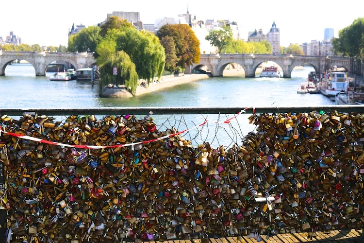 love lock bridge is falling down