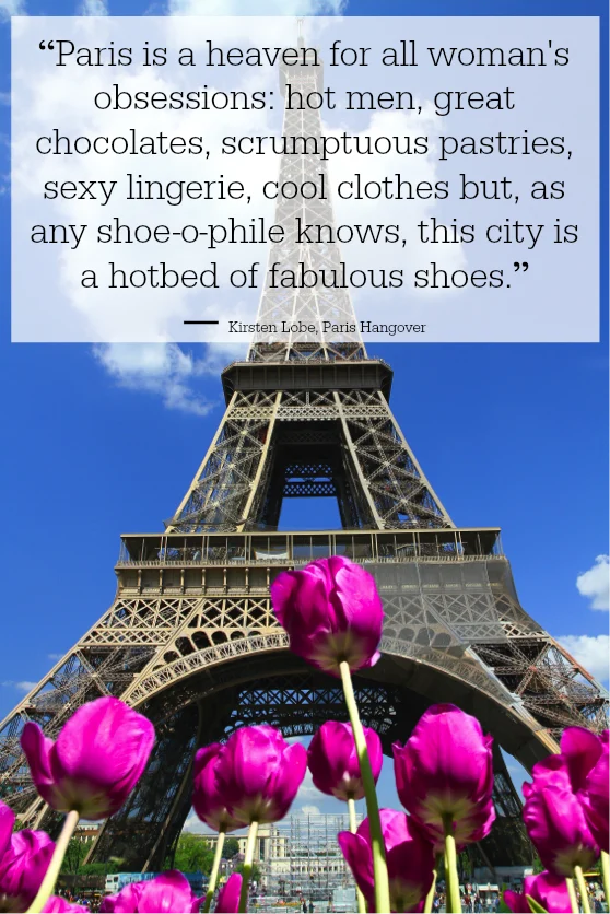 paris is a haven for all woman's obseesions