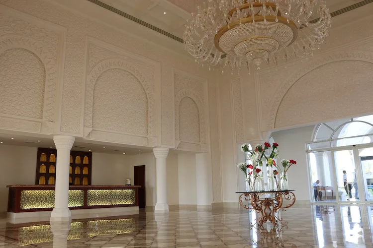 Entrance at Baron Palace Resort Hurghada Egypt