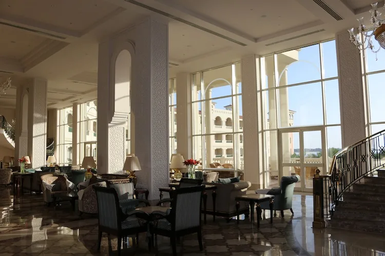 Reception at Baron Palace Resort Hurghada Egypt