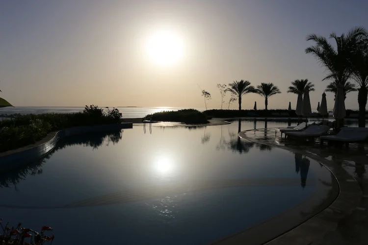 Sunrise at Baron Palace Resort Hurghada Egypt