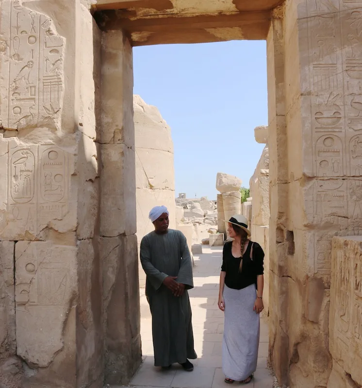 Temple tour in Egypt