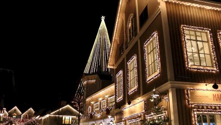 Liseberg in Gothenburg at Christmas