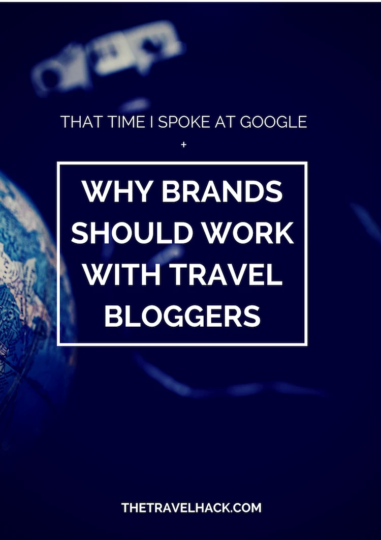 That time I spoke at Google + why brand should work with bloggers