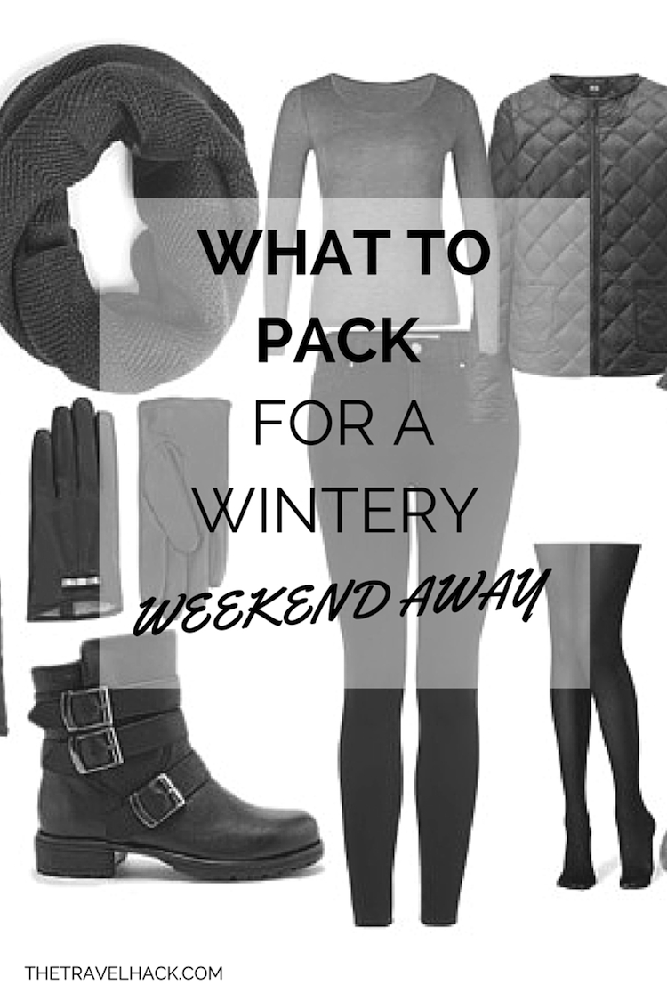 What to pack for a wintery weekend away