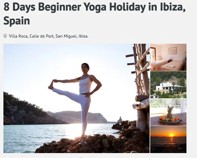 Beginner's Yoga retreat in Ibiza