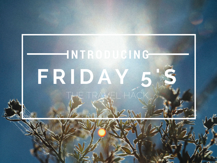 Introducing Friday 5s
