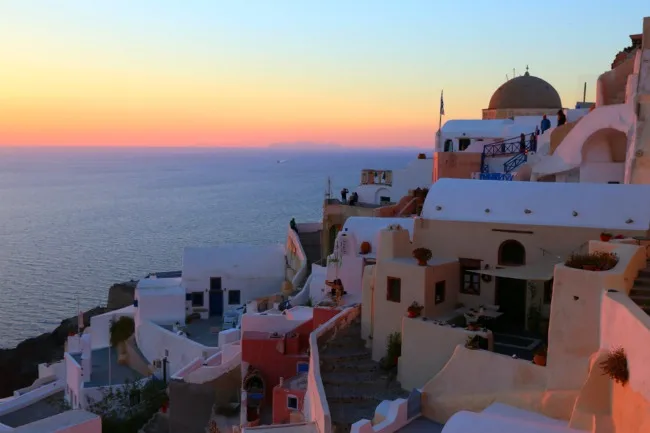 Santorini at Sunset