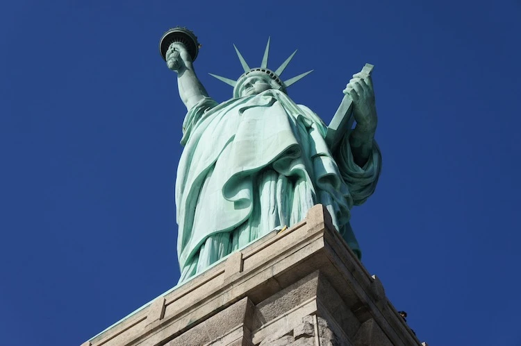 The statue of Liberty