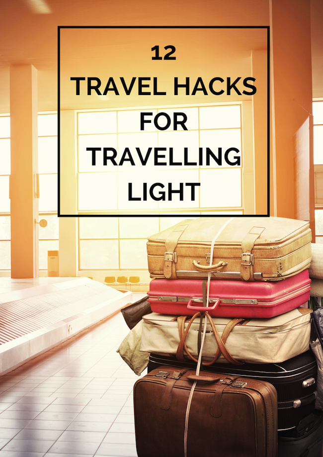 tips for travelling light