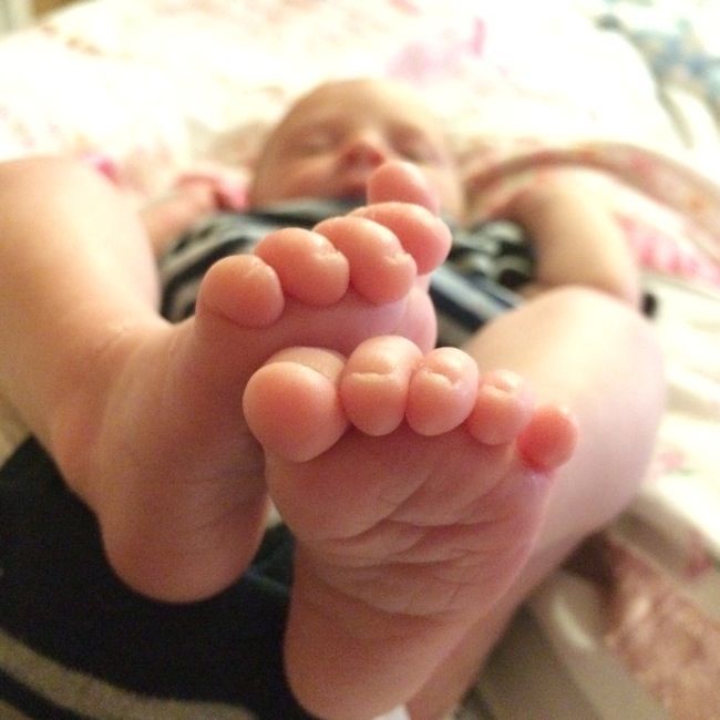 Baby toes