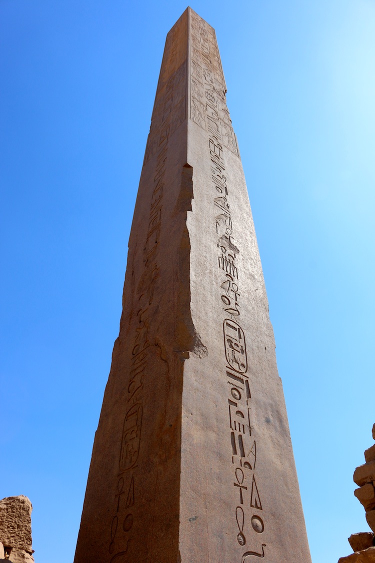 Pillar at the Temple of Karnak