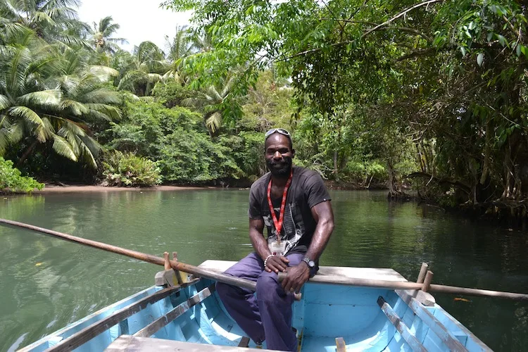 River tour guide in Dominica