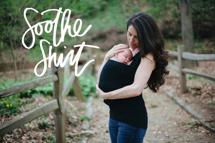 Baby wearing made easy with the Lalabu Soothe Shirt