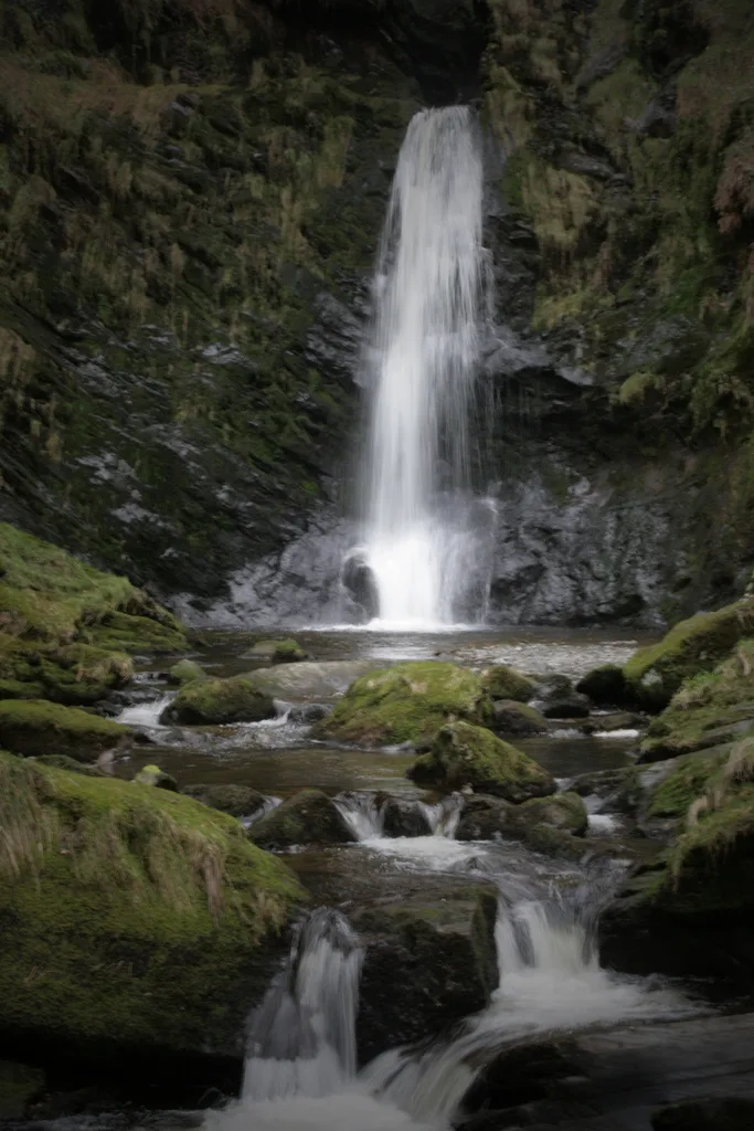 Pistyll Rhaeadr Waterfall, Wales