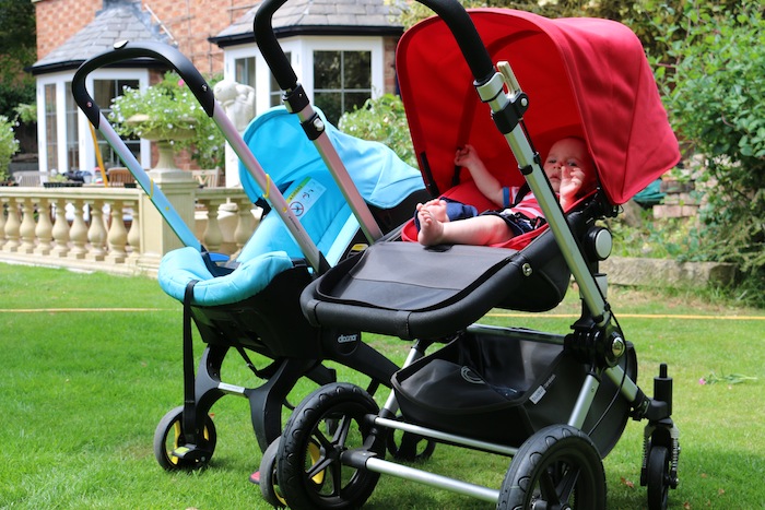 Doona car seat stroller size compared to Bugaboo