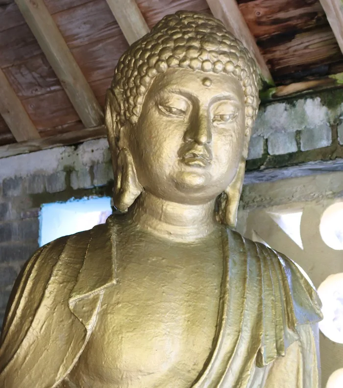 buddha statue in Portmeirion