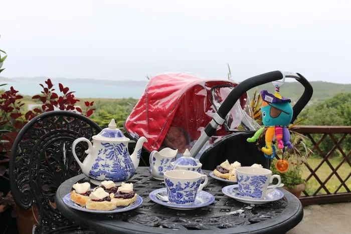 Afternoon tea on the Scilly Isles