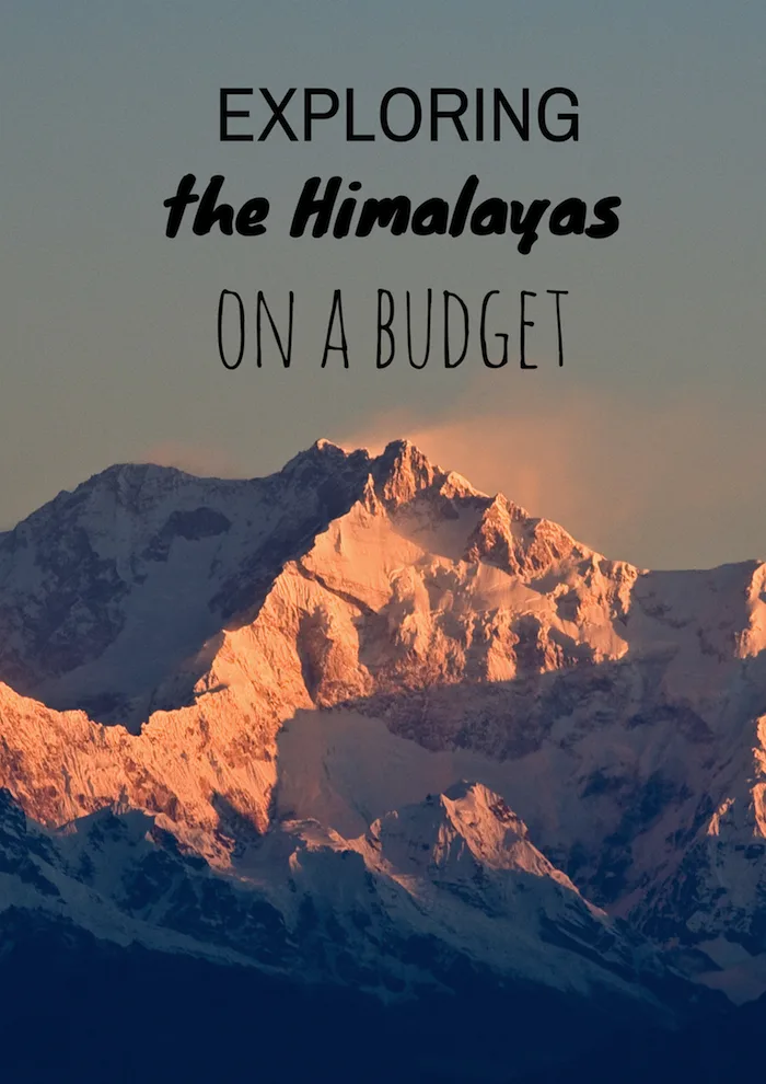 Exploring the Himalayas on a budget