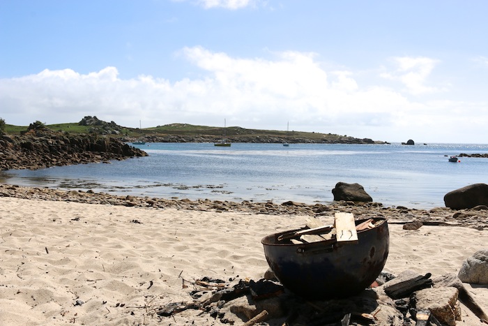 Fire on the beach on St Agnes | The Scilly Isles