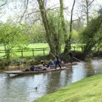 Punters on the River Cherwell, Oxford