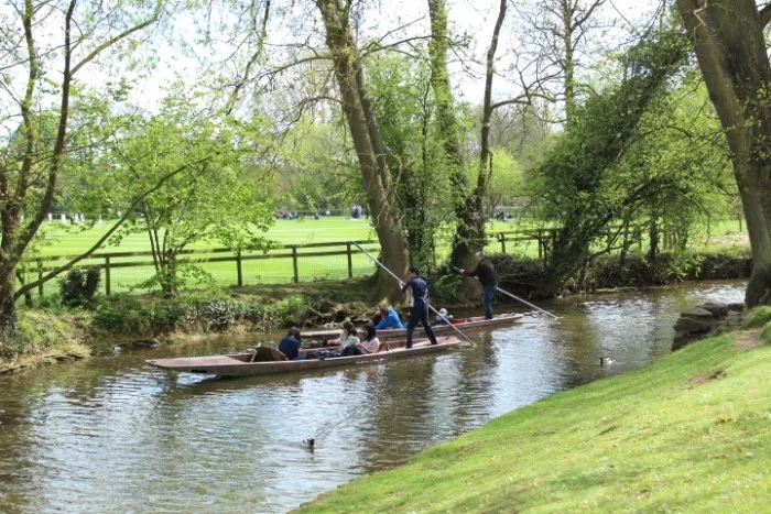 Punters on the River Cherwell, Oxford