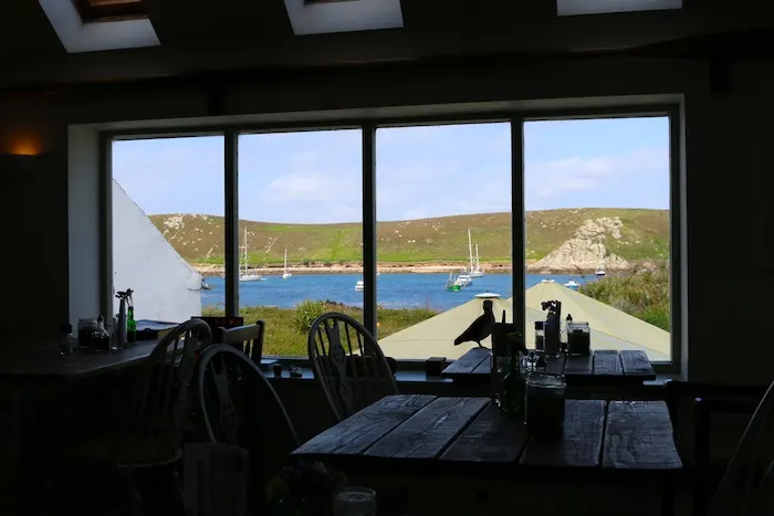 Views from Fraggle Rock Bar, Bryher Island