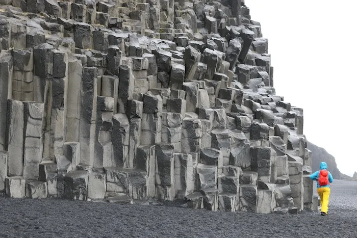 Collums on Reynisfjara Beach