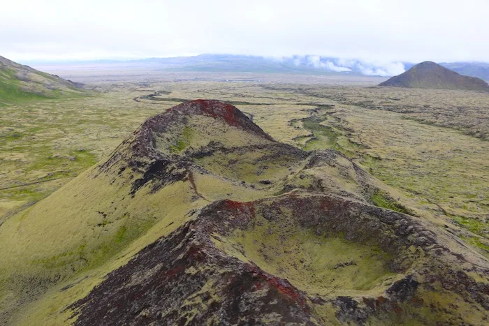 Crater in Iceland