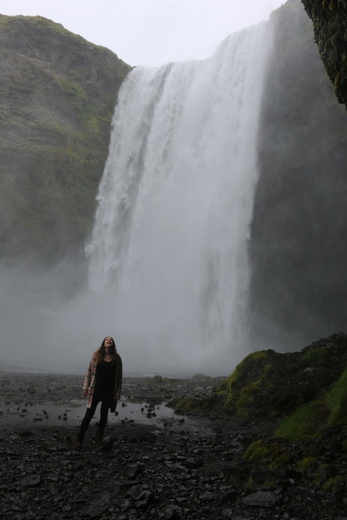 The Travel Hack at Skógafoss Waterfall