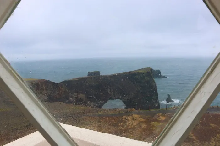 Views from a lighthouse in Iceland