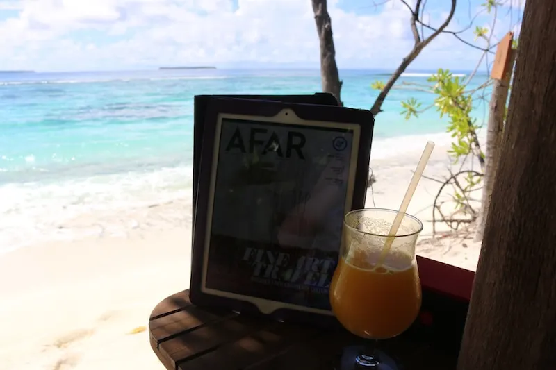 Afar Magazine in the Maldives