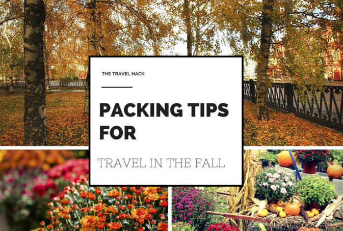 Autumn Travel Packing Tips