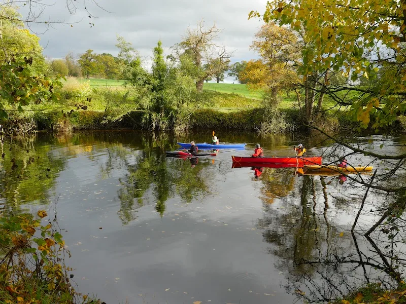 Canoeing on the River Dee