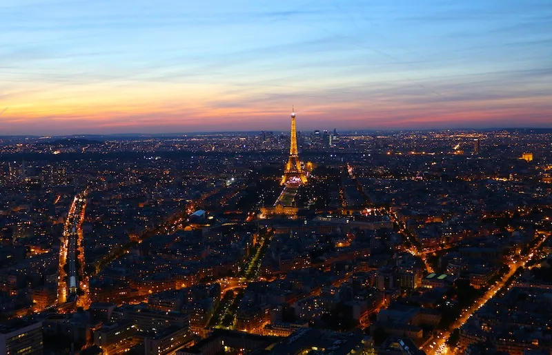 Sunset in Paris