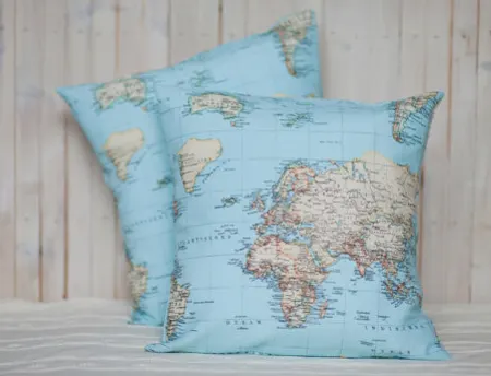 Map cushions