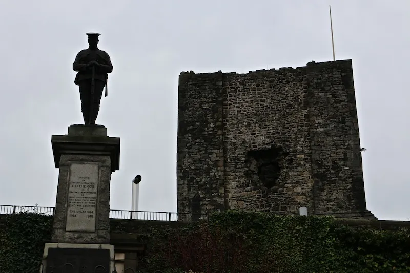 Clitheroe Castle and monument