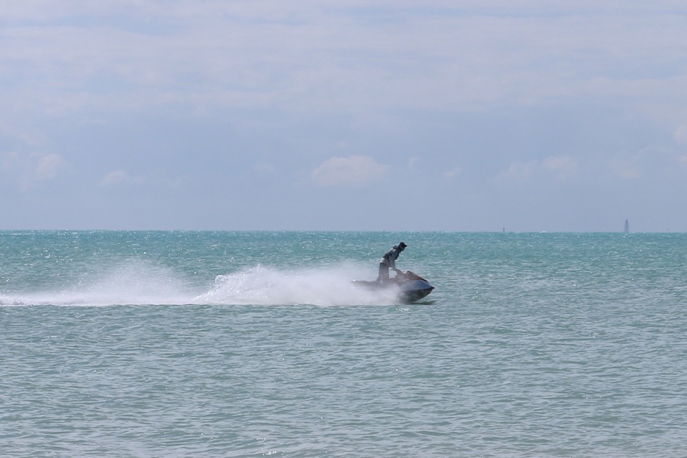 Jet skiing in Florida Keys