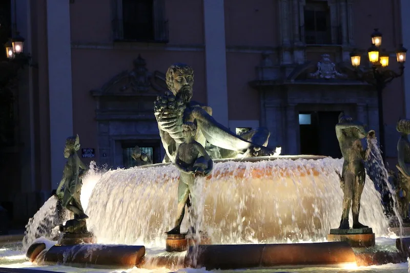 Neptune statue in Valencia