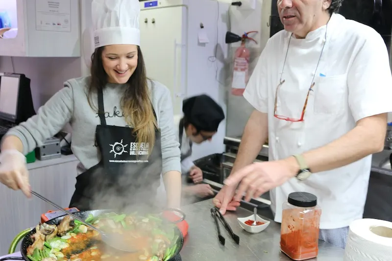 Paella cooking course Valencia