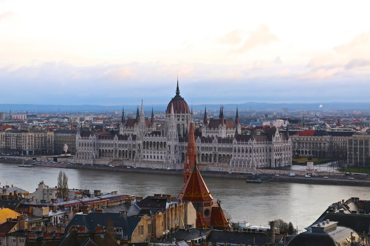 Budapest Parliament from Fishermen's Bastion