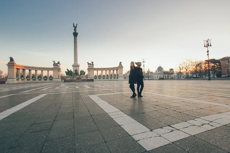 Hero Square in Budapest